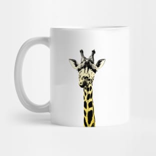 Giraffe design in pencil technique Mug